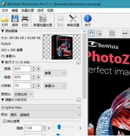 （BenVista_Pho）图片无损放大工具