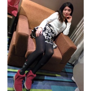 国模若伊女神风格连衣裙