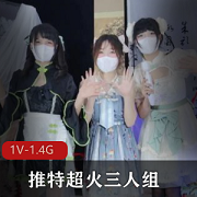 推特优质Miao喵酱三人春晚限定舞才艺合集1V1.3G，热评妙龄少女表演